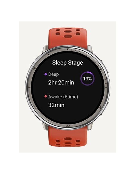 Amazfit Active 2 3,35 cm (1.32") AMOLED 44 mm Digital 466 x 466 Pixeles Pantalla táctil Plata GPS (satélite)