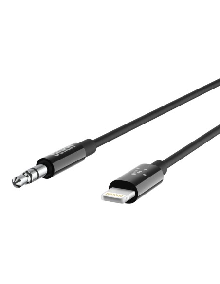 Belkin AV10172BT03-BLK cable de audio 0,9 m 3,5mm Negro