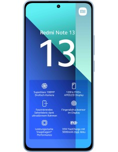 Xiaomi Redmi Note 13 16,9 cm (6.67") Ranura híbrida Dual SIM Android 13 4G USB Tipo C 6 GB 128 GB 5000 mAh Azul 2