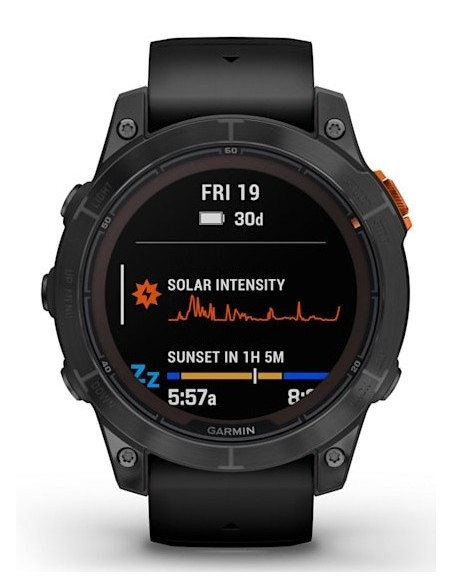 Garmin fēnix 7 Pro Solar Edition 3,3 cm (1.3") MIP 47 mm Digital 260 x 260 Pixeles Pantalla táctil Negro, Gris Wifi GPS