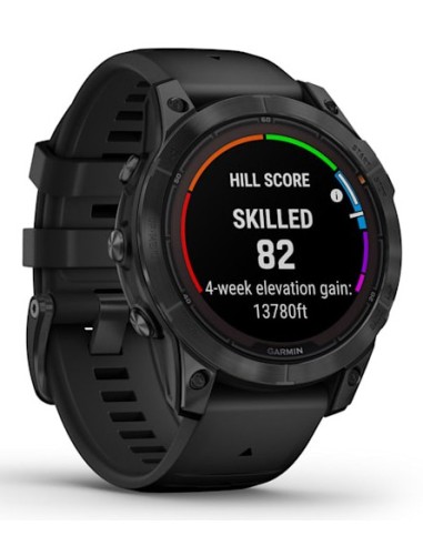 Garmin fēnix 7 Pro Solar Edition 3,3 cm (1.3") MIP 47 mm Digital 260 x 260 Pixeles Pantalla táctil Negro, Gris Wifi GPS