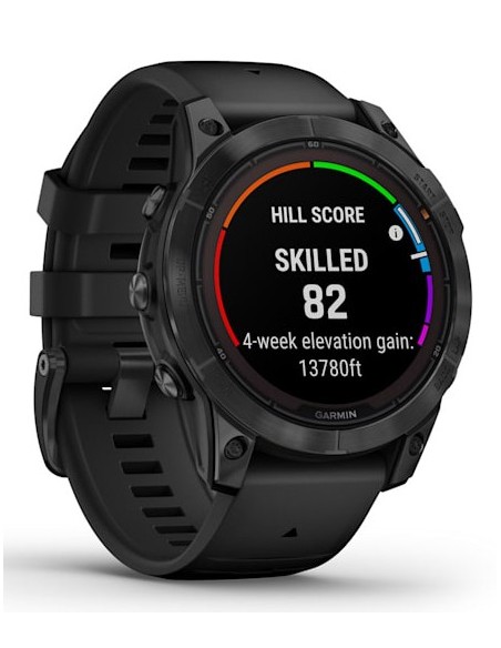 Garmin fēnix 7 Pro Solar Edition 3,3 cm (1.3") MIP 47 mm Digital 260 x 260 Pixeles Pantalla táctil Negro, Gris Wifi GPS