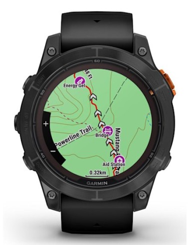 Garmin fēnix 7 Pro Solar Edition 3,3 cm (1.3") MIP 47 mm Digital 260 x 260 Pixeles Pantalla táctil Negro, Gris Wifi GPS