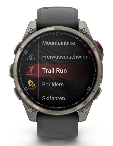 Garmin fēnix 8 Pro 3,56 cm (1.4") AMOLED 47 mm Digital 454 x 454 Pixeles Pantalla táctil Grafito, Titanio Wifi GPS (satélite)