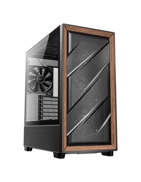 Antec 0-761345-10133-2 carcasa de ordenador Midi Tower Negro, Madera