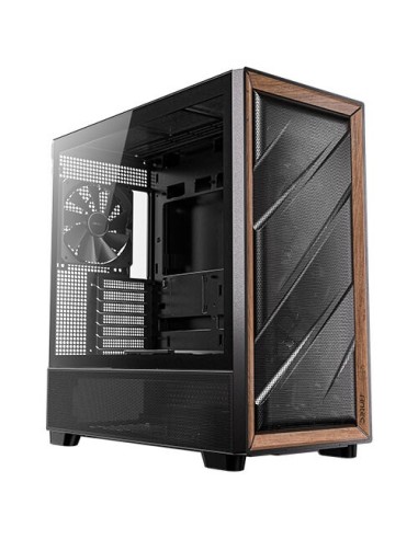 Antec 0-761345-10133-2 carcasa de ordenador Midi Tower Negro, Madera