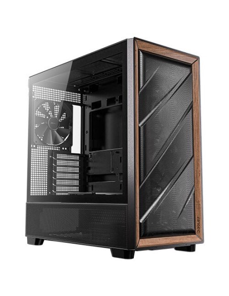 Antec 0-761345-10133-2 carcasa de ordenador Midi Tower Negro, Madera