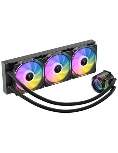 Antec Vortex Lum 360 ARGB Procesador Kit de refrigeración líquida 12 cm Negro