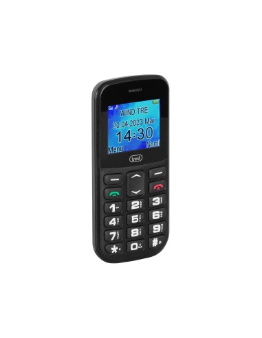 Trevi Max 20 4,5 cm (1.77") 160 g Negro Teléfono para personas mayores