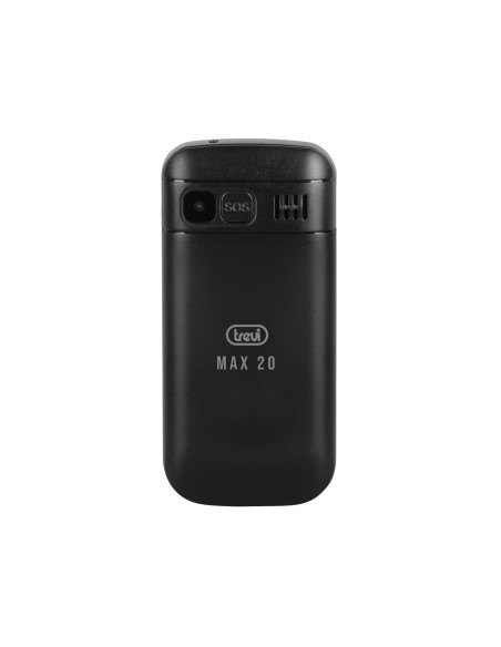 Trevi Max 20 4,5 cm (1.77") 160 g Negro Teléfono para personas mayores