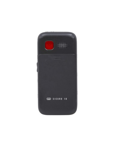 Trevi Sicuro 10 4,5 cm (1.77") Negro Teléfono para personas mayores