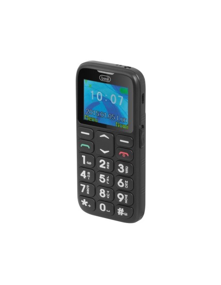 Trevi Sicuro 10 4,5 cm (1.77") Negro Teléfono para personas mayores