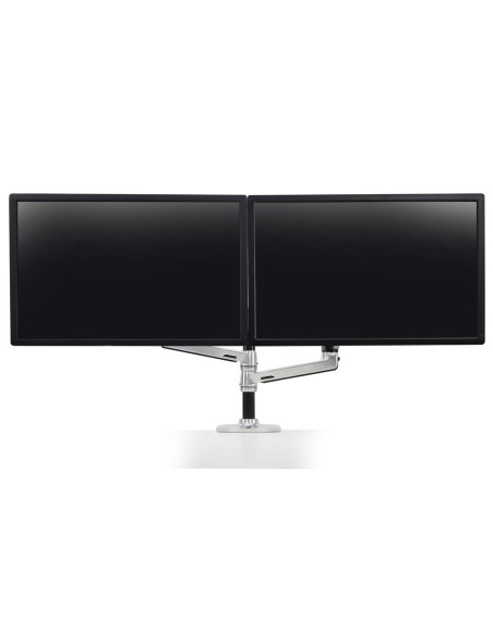 Ergotron LX Series Dual Stacking Arm 61 cm (24") Escritorio Plata