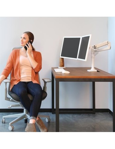 Ergotron LX Series 45-492-216 soporte para monitor 61 cm (24") Escritorio Blanco