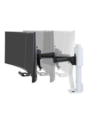 Ergotron TRACE 45-631-216 soporte para monitor 68,6 cm (27") Escritorio Blanco