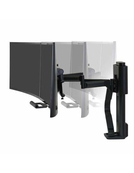 Ergotron TRACE 45-631-224 soporte para monitor 68,6 cm (27") Escritorio Negro