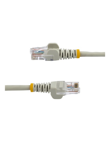 StarTech.com Cable de Red de 10m Gris Cat5e Ethernet RJ45 sin Enganches