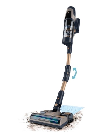 Cecotec Conga Rockstar 11500 Odyssey Station Connected IA Aspiradora escoba 2 en 1 Batería Secar HEPA Sin bolsa 1,7 L 850 W