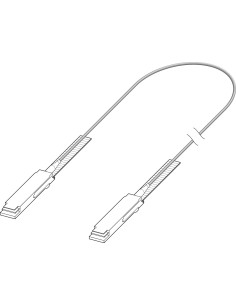 Extreme networks 100 Gb, QSFP28-QSFP28 20m Cable de fibra óptica e InfiniBand Negro