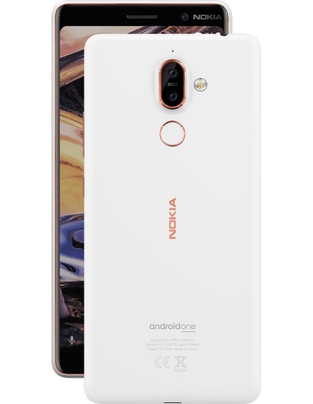 Nokia 7 Plus 15,2 cm (6") SIM doble Android 8.0 4G USB Tipo C 4 GB 64 GB 3800 mAh Cobre, Blanco