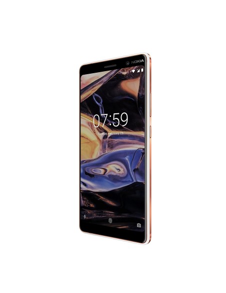 Nokia 7 Plus 15,2 cm (6") SIM doble Android 8.0 4G USB Tipo C 4 GB 64 GB 3800 mAh Cobre, Blanco