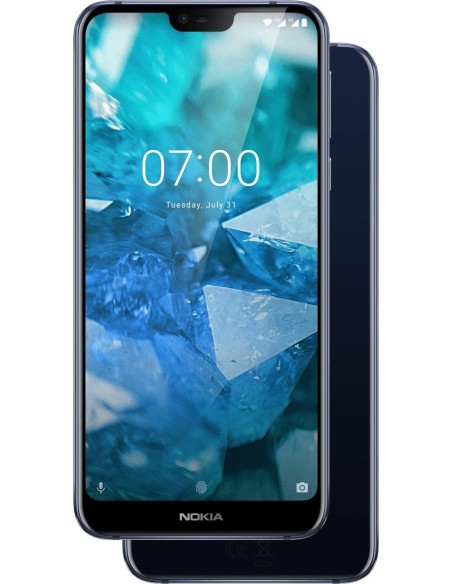 Nokia 7 1 14,8 cm (5.84") SIM doble Android 8.1 4G USB Tipo C 3 GB 32 GB 3060 mAh Azul