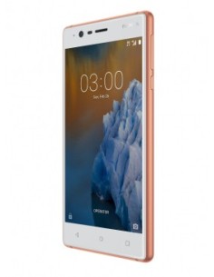 Nokia 3 12,7 cm (5") SIM doble Android 7.0 4G MicroUSB 2 GB 16 GB 2630 mAh Cobre, Blanco