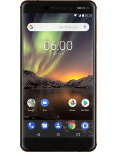 Nokia 6.1 (TA-1043) 14 cm (5.5") SIM doble Android 8.0 4G USB Tipo C 3 GB 32 GB 3000 mAh Negro, Cobre