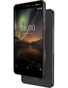 Nokia 6.1 (TA-1043) 14 cm (5.5") SIM doble Android 8.0 4G USB Tipo C 3 GB 32 GB 3000 mAh Negro, Cobre 2