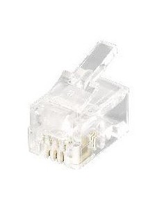 Equip 121111 conector RJ-11 (4P4C) Transparente