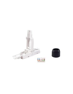 Equip 121161 conector RJ-45 Negro, Blanco 2
