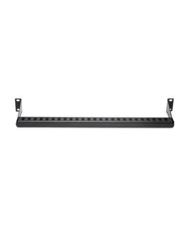 StarTech.com Barra 1U de Amarre Horizontal para Gestión de Cables en Rack - para Racks de 19" - Profundidad Ajustable - Guía