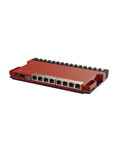 Mikrotik L009UiGS-RM router 2.5 Gigabit Ethernet, Gigabit Ethernet Rojo
