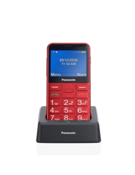 Panasonic KX-TU155EXRN teléfono móvil 6,1 cm (2.4") 102 g Rojo Teléfono con cámara