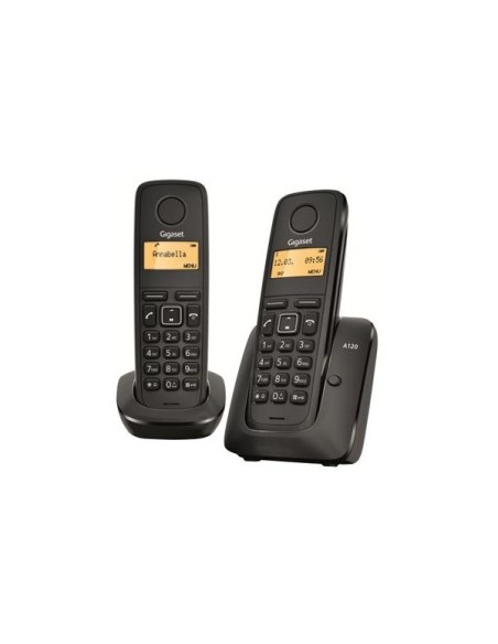 Gigaset A120 Duo Teléfono DECT Negro