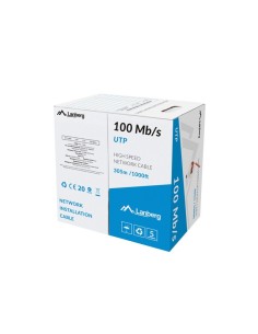 Lanberg LCU5-10CC-0305-R cable de red Rojo 305 m U UTP (UTP)
