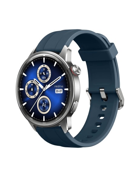 realme Watch S2 3,63 cm (1.43") AMOLED Digital 466 x 466 Pixeles Pantalla táctil Plata