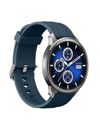 realme Watch S2 3,63 cm (1.43") AMOLED Digital 466 x 466 Pixeles Pantalla táctil Plata