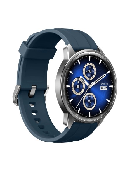 realme Watch S2 3,63 cm (1.43") AMOLED Digital 466 x 466 Pixeles Pantalla táctil Plata