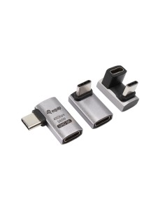 Equip Adaptador USB 4 C a C, 40Gbps, PD 240W, paquete de 3