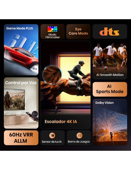 Hisense 50A6Q Televisor 127 cm (50") 4K Ultra HD Smart TV Wifi Negro 200 cd   m²