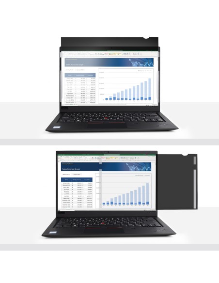 StarTech.com Filtro de Privacidad para Portátil de 13,3in - Filtro para Monitor para Pantalla Ancha 16 9 - Protector de