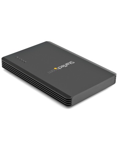 StarTech.com Caja Thunderbolt 3 de 4 Bahías NVMe M.2 para SSD, con 1 Puerto de Vídeo DisplayPort y 2 Thunderbolt 3, 40gbps, con