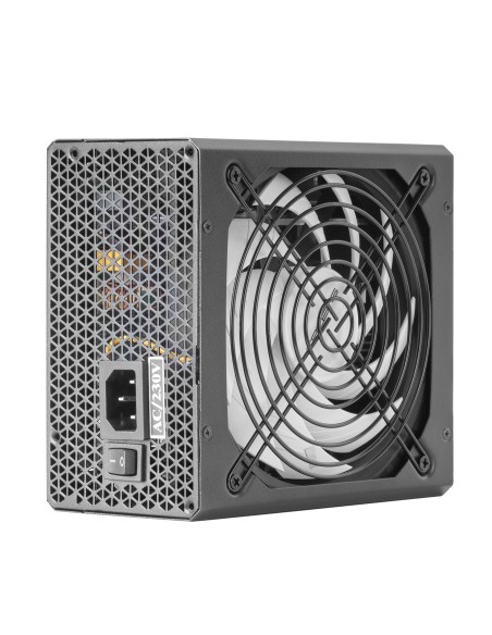Tacens RADIX ECO X 650, Fuente Alimentación PC ATX 650W, 6 Años Garantía, Tecnología Silenciosa AI-RPM, +87% Eficiencia, Negro