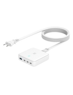 Tucano MA-DEGAN100-EU-W cargador de dispositivo móvil Portátil, Smartphone, Tableta Blanco Corriente alterna Carga rápida