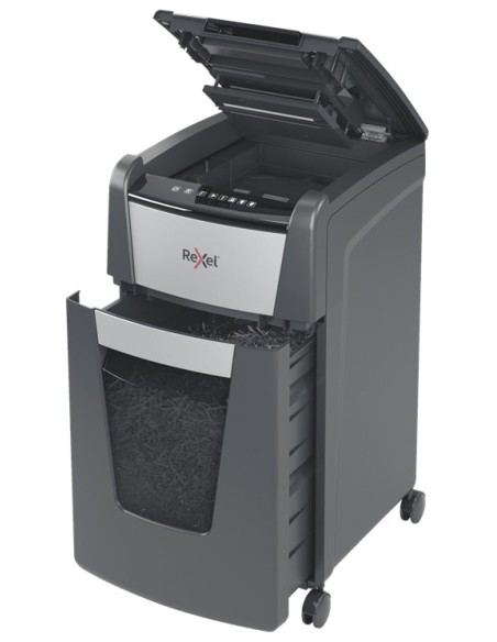 Rexel Optimum AutoFeed+ 225X triturador de papel Corte cruzado 55 dB 23 cm Negro, Gris