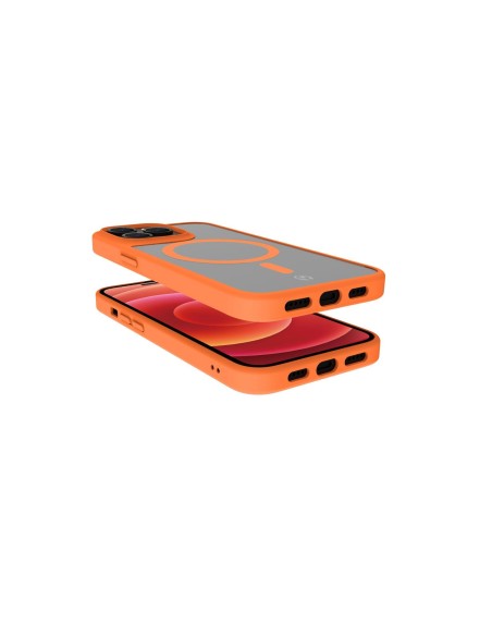 Celly Magmatt funda para teléfono móvil 15,5 cm (6.1") Transparente, Amarillo