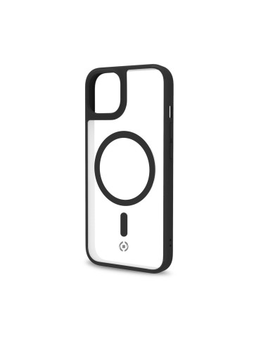 Celly Magmatt funda para teléfono móvil 17 cm (6.7") Negro, Transparente