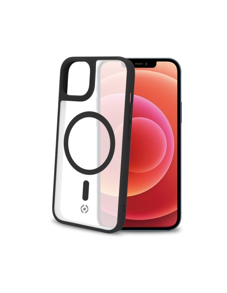 Celly Magmatt funda para teléfono móvil 17 cm (6.7") Negro, Transparente