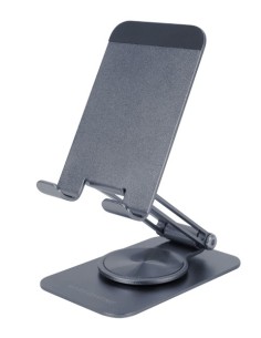 Mars Gaming MA-RSS, Soporte Plegable para Smartphone, Rotación Dinámica 360º + Ajuste en Altura y Ángulo 180º, Soporte Teléfono